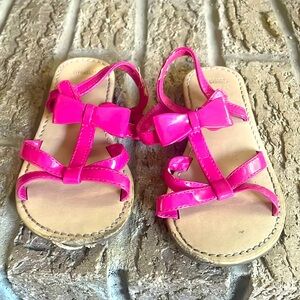 Pink strappy sandals size 9 gymboree